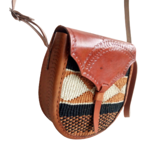 brown antic handbag