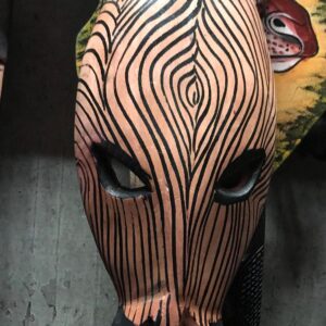 zebra face mask
